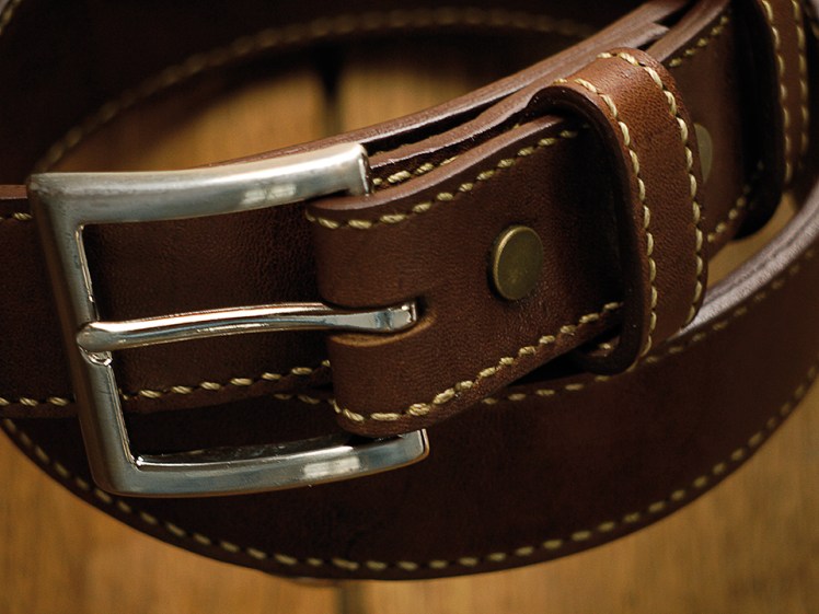 Ceinture Cuir de Zébu Marron 01 - 10 IZAHO Madagascar