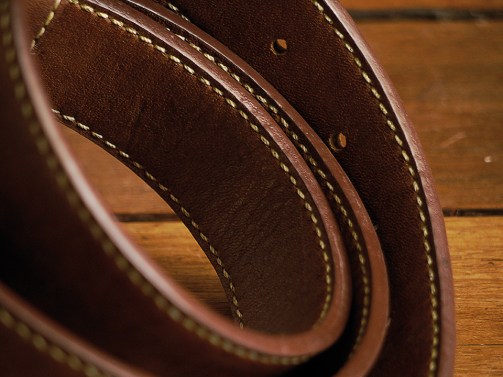 Ceinture  Cuir de Zébu Marron 01 - 4 IZAHO